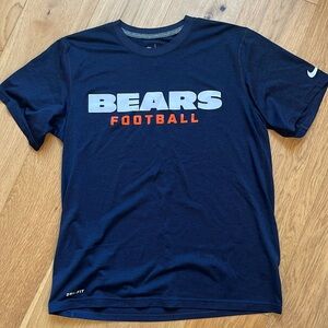 Nike men’s Chicago bears dry fit tee shirt size medium
